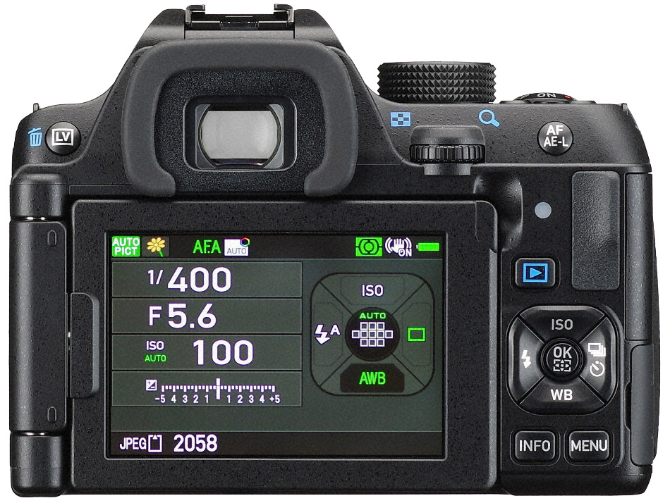 Pentax K-70 Display
